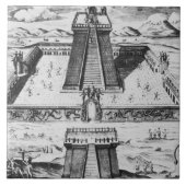 TenochtitlanのTemploの市長 タイル (正面)