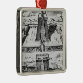 TenochtitlanのTemploの市長 メタルオーナメント (右)