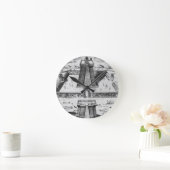 TenochtitlanのTemploの市長 ラウンド壁時計 (ホーム)