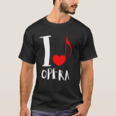 Tenor Singer Choir Vocalistheatre Student Opera gi Tシャツ (正面)