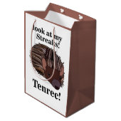 Tenrec Animal Funny ミディアムペーパーバッグ (裏面アングル)