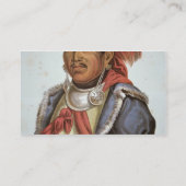 Tenskwatawa (1775-1836年) (色のlitho) 名刺 (裏面)