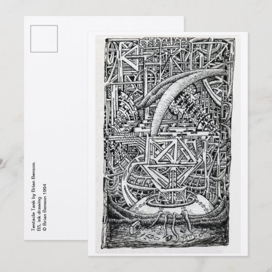 Tentacle Tank by Brian Bensonフラットカード (正面/裏面)