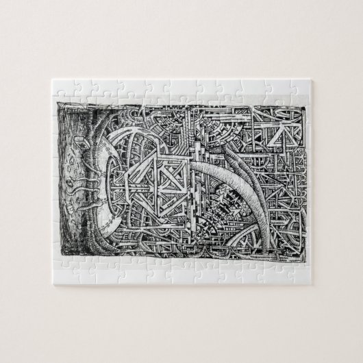 Tentacle Tank by Brian Benson ジグソーパズル (横)