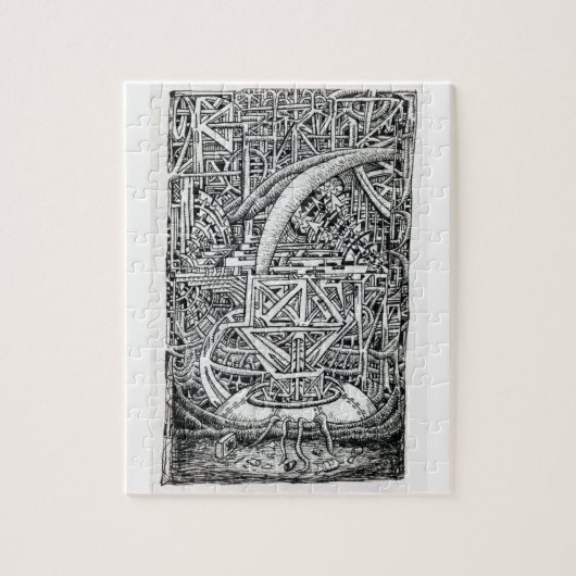 Tentacle Tank by Brian Benson ジグソーパズル (縦)