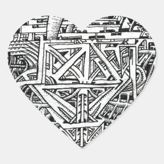 Tentacle Tank by Brian Benson ハートシール (正面)