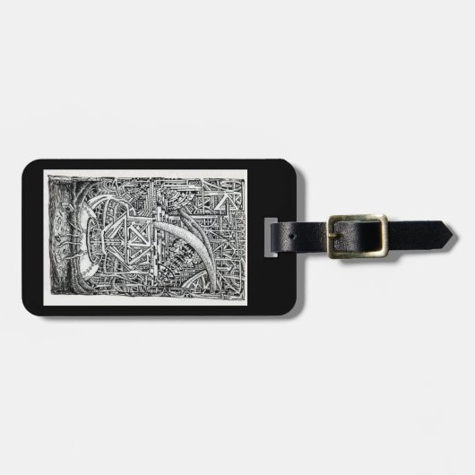 Tentacle Tank by Brian Benson ラゲッジタグ (正面横)