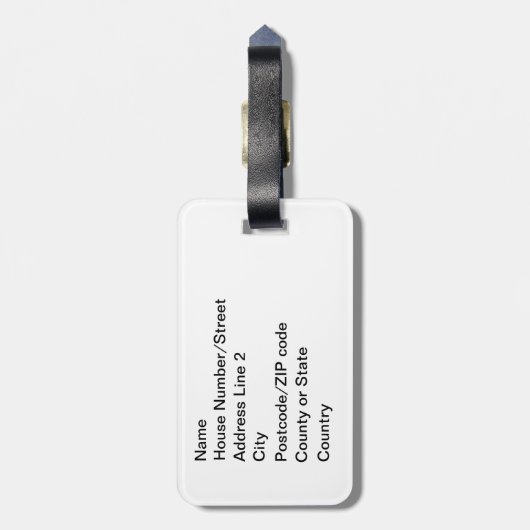 Tentacle Tank by Brian Benson ラゲッジタグ (裏面縦)