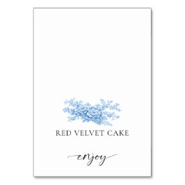 Tented Food Label Wedding Buffet Chinoiserie テーブルナンバー