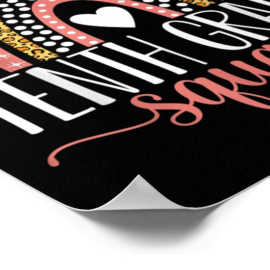 Tenth Grade Squad Team 10th Grade Teacher Back To  ポスター (角)