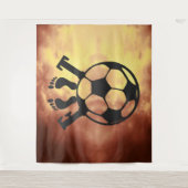 Tenture - Crowned Goal – Royal Passion for Footbal タペストリー (正面)