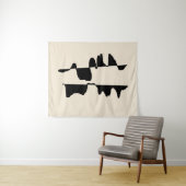 Tenture Murale "Abstrait Dual Face" タペストリー (インサイチュ(横))