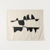 Tenture Murale "Abstrait Dual Face" タペストリー (正面(横))