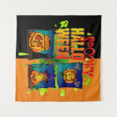 Tenture Spooky Halloween タペストリー (正面(横))