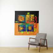 Tenture Spooky Halloween タペストリー (インサイチュ(横))