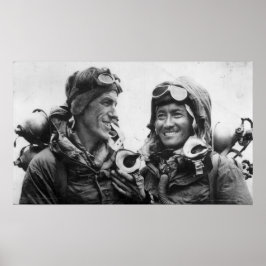 Tenzing Norgay Edmund Hillary Everest 1953 ポスター