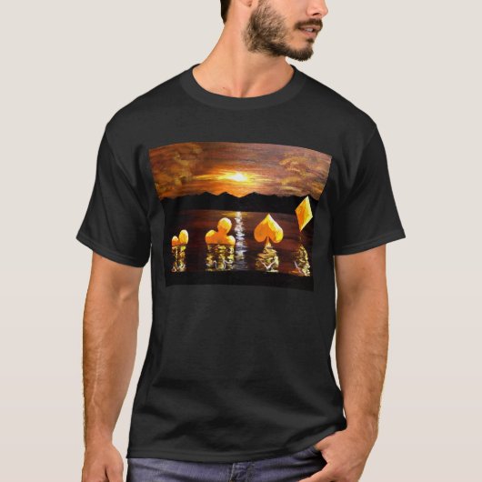 TEOによる槍のワイシャツ#1 Tシャツ (正面)