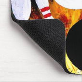 Teoアルフォンソ著ボーリングボールの殴打のマウスパッド マウスパッド (コーナー)