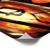 Teo AlfonsoのFlaming Pocket Queensトランプのポーカーポスター ポスター (角)