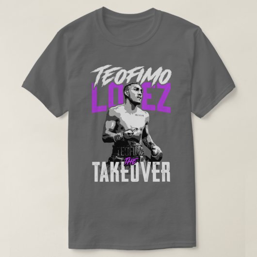 Teofimo Lopezテイクオーバー Tシャツ (デザイン正面)