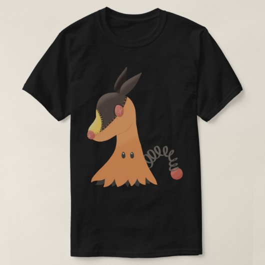 Tepig Mimikyu.png Tシャツ (デザイン正面)