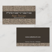 Teppichboden 名刺 (正面/裏面)