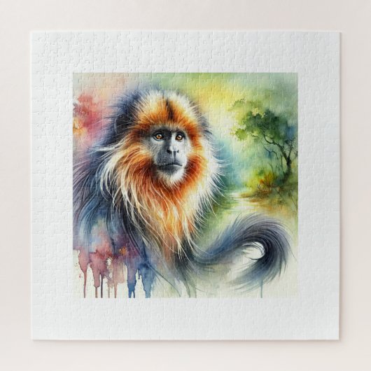 Tepui Monkey 130924AREF148 - Watercolor ジグソーパズル (縦)