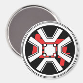 TEQアイアンクロスホイール マグネット (正面/裏面)