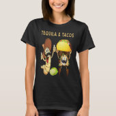 Tequila And Tacos Hakuna Tequila Patron Tequila Me Tシャツ (正面)