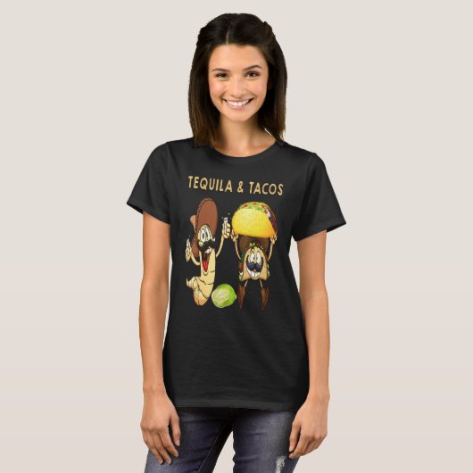 Tequila And Tacos Hakuna Tequila Patron Tequila Me Tシャツ (正面フル)