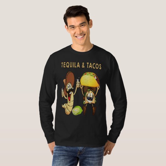 Tequila And Tacos Hakuna Tequila Patron Tequila Me Tシャツ (正面フル)