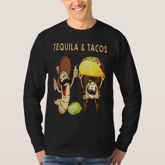 Tequila And Tacos Hakuna Tequila Patron Tequila Me Tシャツ (正面)