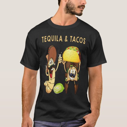 Tequila And Tacos Hakuna Tequila Patron Tequila Me Tシャツ (正面)