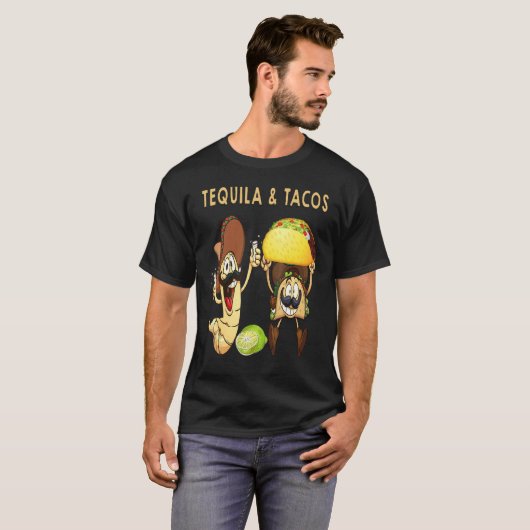 Tequila And Tacos Hakuna Tequila Patron Tequila Me Tシャツ (正面フル)