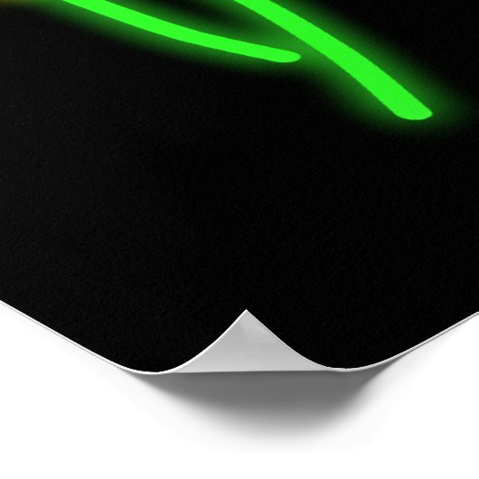 Tequila Bar and Grille Neon Sign ポスター (角)