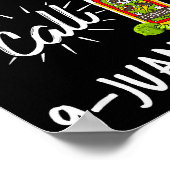 Tequila Emergency Call 9 Juan Juan - Funny Tequila ポスター (角)