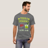 Tequila Emergency call 9 Juan Juan Meico Fan frien Tシャツ (正面フル)
