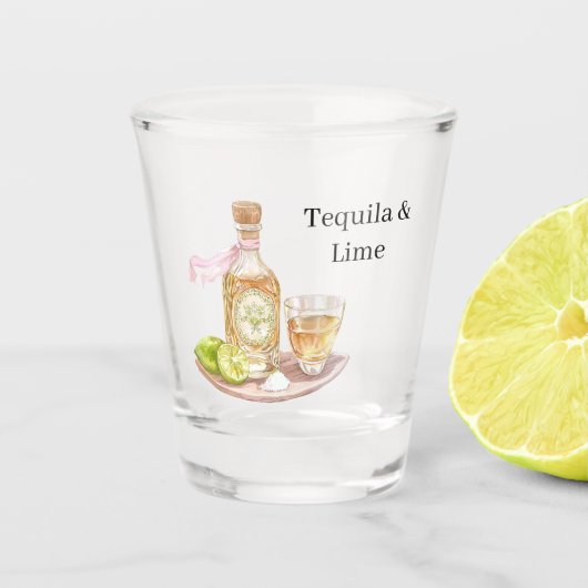 Tequila & Lime ショットグラス (正面)