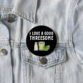 Tequila Lime And Salt Funny Bartender 缶バッジ (インサイチュ)