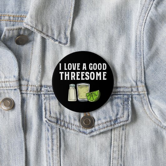 Tequila Lime And Salt Funny Bartender 缶バッジ (インサイチュ)