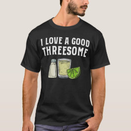Tequila Lime And Salt Funny Bartender Tシャツ