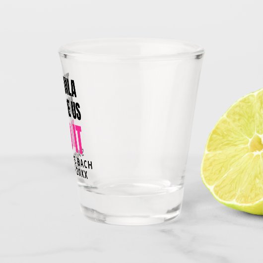 Tequila Made Us Do It | Bride Squad Drinking ショットグラス (右)