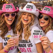Tequila Made Us Do It | Bride Squad Drinking シール