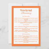 Tequila Sunrise Miami Weekend Bachelorette Party 招待状 (裏面)