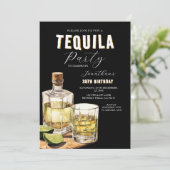 Tequila Tasting Adult Birthday Surprise Party 招待状 (スタンド正面)