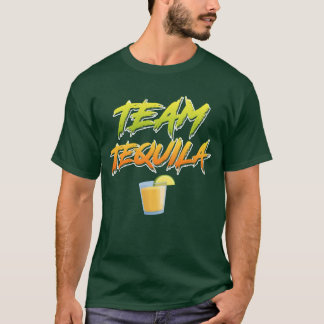 Tequilaeam Meican drink Party Meico fan funny Tシャツ