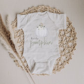 TERAキュートセージグリーンフローラリトルカボチャ ベビーボディスーツ