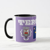 Terceiraアゾレスのカスタムのマグ マグカップ (左)