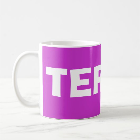 Terceira* (Lajes Field) TER空港コードマグ コーヒーマグカップ (左)