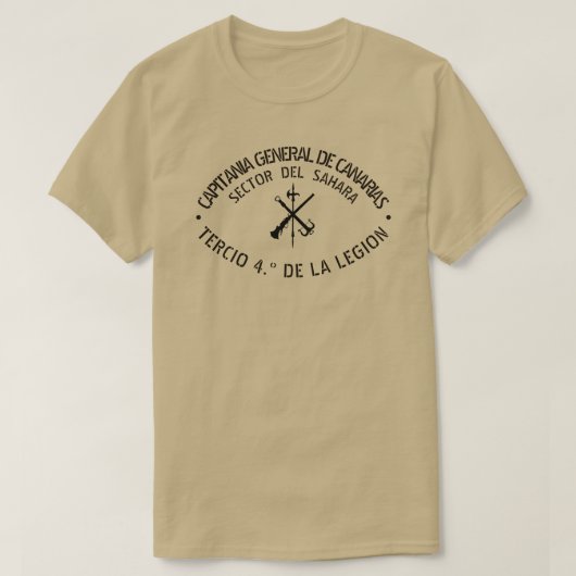 TERCIO SAHARARIANO Tシャツ (デザイン正面)